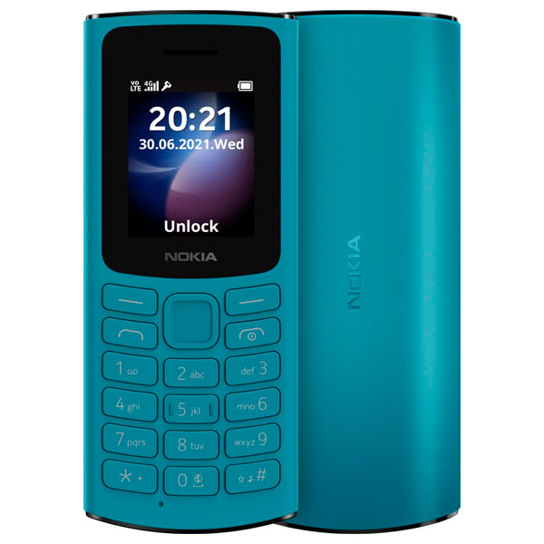 Мобильный телефон Nokia 105 TA-1557 DS EAC Cyan