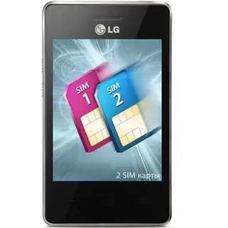Мобильный телефон LG T370 white black