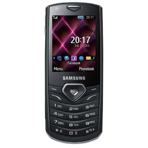 Мобильный телефон Samsung GT-S5350 (metallic black)
