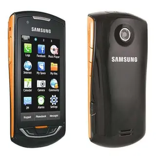Мобильный телефон Samsung GT-S5620 (black orange)