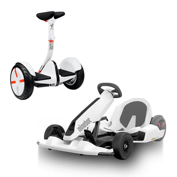 Ninebot картингі Segway Gokart Kit White + Mini S-Pro White гироскутері