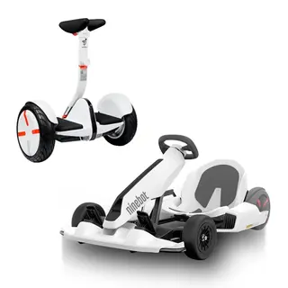 Ninebot картингі Segway Gokart Kit White + Mini S-Pro White гироскутері