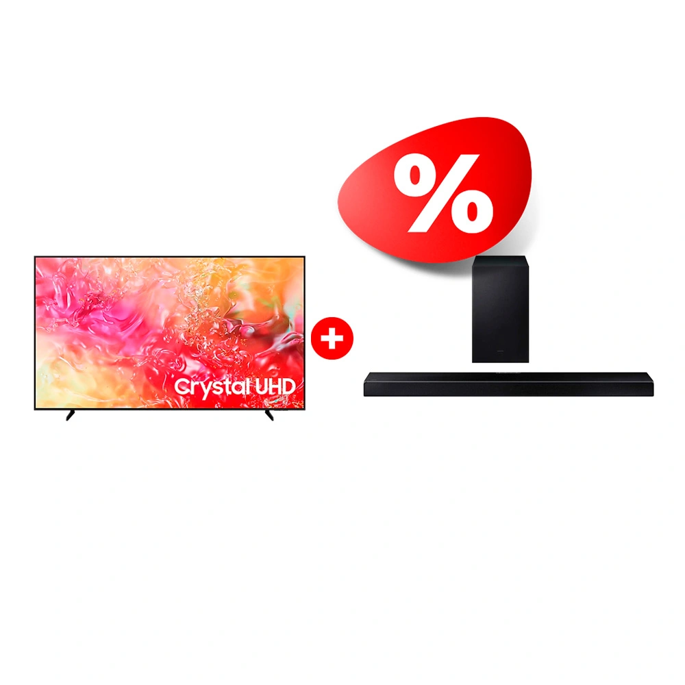 Комплект Саундбар Samsung HW-Q600A/RU + LED телевизор Samsung UE85DU7100UXCE 