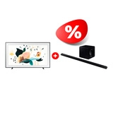 Комплект Саундбар Samsung HW-S800B/RU + QLED телевизор Samsung Frame QE32LS03TAUXCE (TBKXRU) 