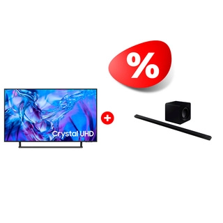 Комплект Саундбар Samsung HW-S800B/RU + LED телевизор Samsung UE43DU8500UXCE