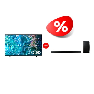 Комплект Саундбар Samsung HW-Q70T/RU + QLED телевизор Samsung QE55Q60DAUXCE 