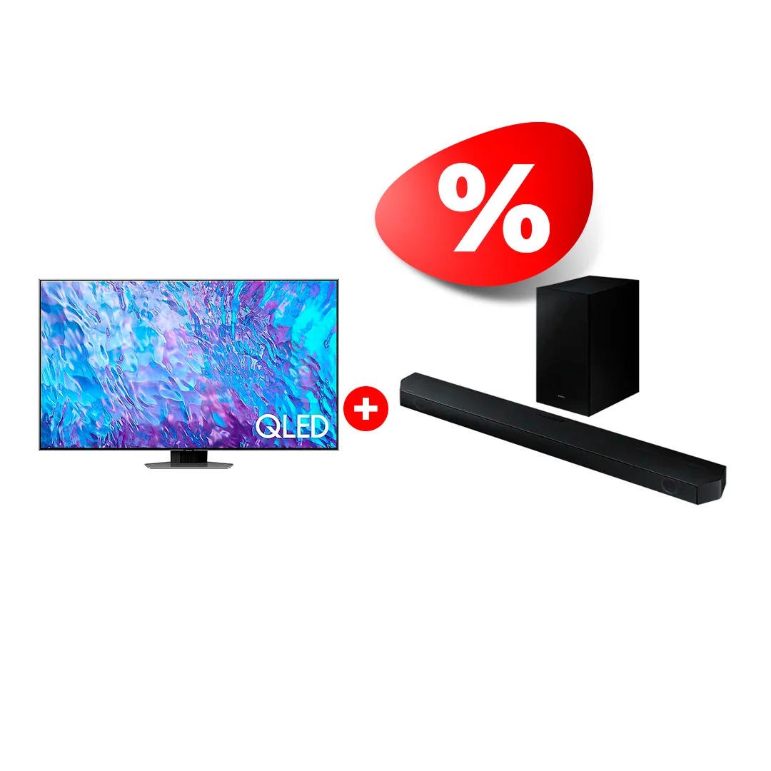 Жиынтық Samsung саундбары HW-B550/RU + QLED телевизор Samsung QE75Q80DAUXCE 