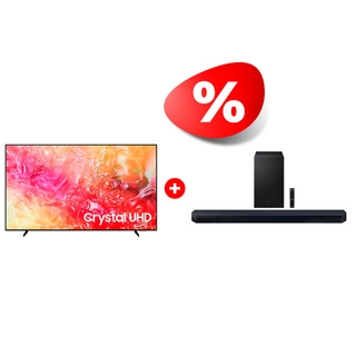 Жиынтық Samsung саундбары HW-Q700C/RU + LED телевизор Samsung UE75DU7100UXCE 