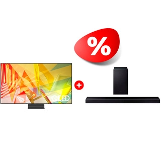 Жиынтық Samsung саундбары HW-Q600A/RU + QLED Samsung теледидары QE55Q90TAUXCE 