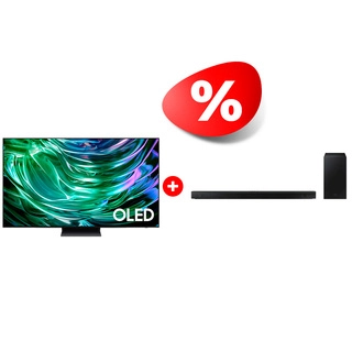 Жиынтық Samsung саундбары HW-B650/RU + OLED телевизор Samsung QE65S90DAUXCE 