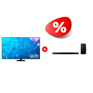 Жиынтық Samsung саундбары HW-Q70T/RU + QLED TV Samsung QE65Q70CAUXCE 