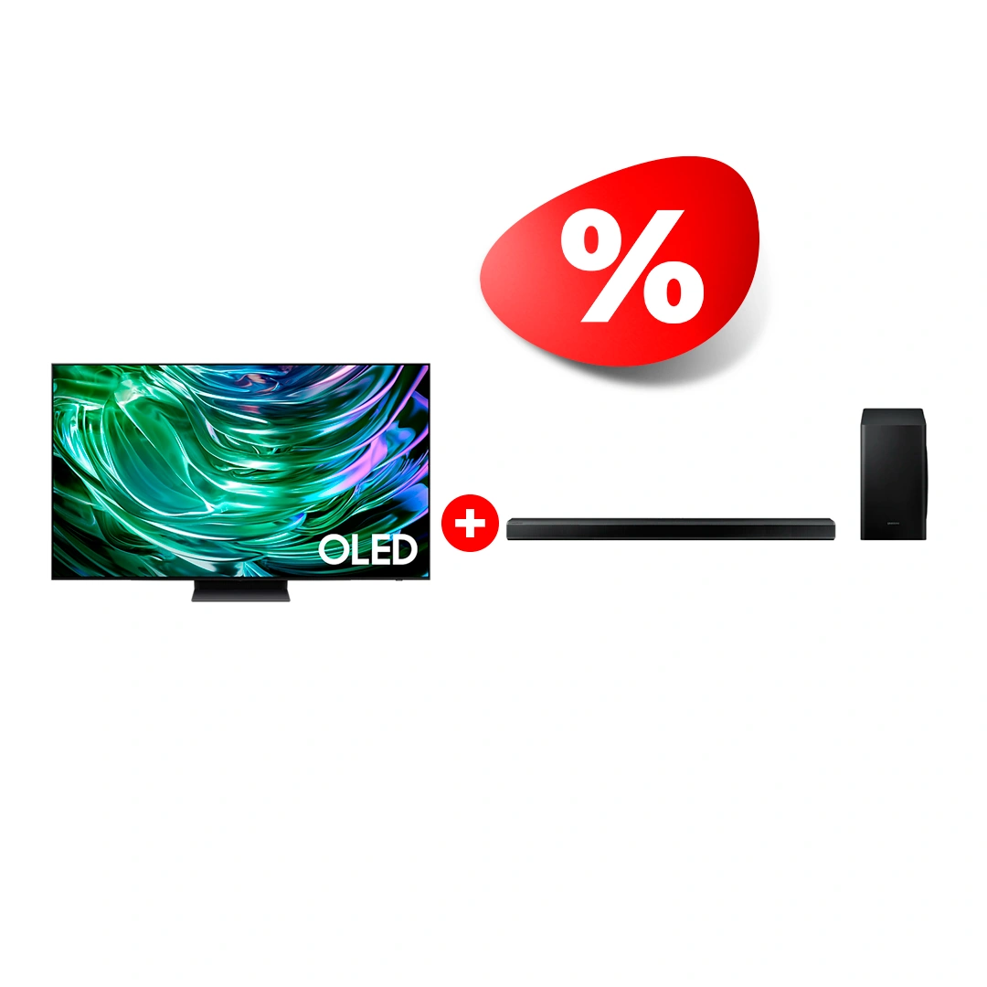 Жиынтық Samsung саундбары HW-Q70T/RU + OLED телевизор Samsung QE55S90DAUXCE 