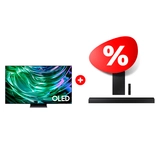 Комплект Саундбар Samsung HW-A450/RU + OLED телевизор Samsung QE55S90DAUXCE 