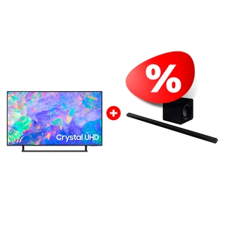 Жиынтық Samsung саундбары HW-S800B/RU + Samsung LED теледидары  UE43CU8500UXCE 