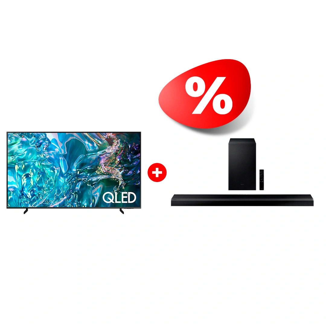 Жиынтық Samsung саундбары HW-Q700A/RU + QLED телевизор Samsung QE65Q60DAUXCE 
