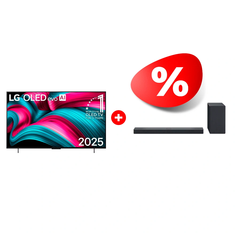Жиынтық LG саундбары SC9S + OLED телевизор LG OLED65C5RLA 