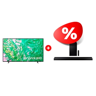 Комплект Саундбар Samsung HW-Q700A/RU + LED телевизор Samsung UE43DU8000UXCE 