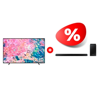 Комплект Саундбар Samsung HW-Q6CT/RU + QLED телевизор Samsung QE55Q60BAUXCE 