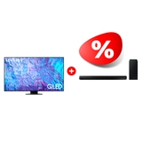 Комплект Саундбар Samsung HW-B550/RU + QLED телевизор Samsung QE65Q80DAUXCE 