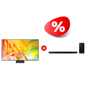 Жиынтық Samsung саундбары HW-B650/RU + Samsung QLED теледидары QE55Q95TAUXCE 