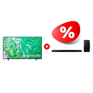 Комплект Cаундбар Samsung HW-Q60T/RU + LED телевизор Samsung UE43DU8000UXCE 