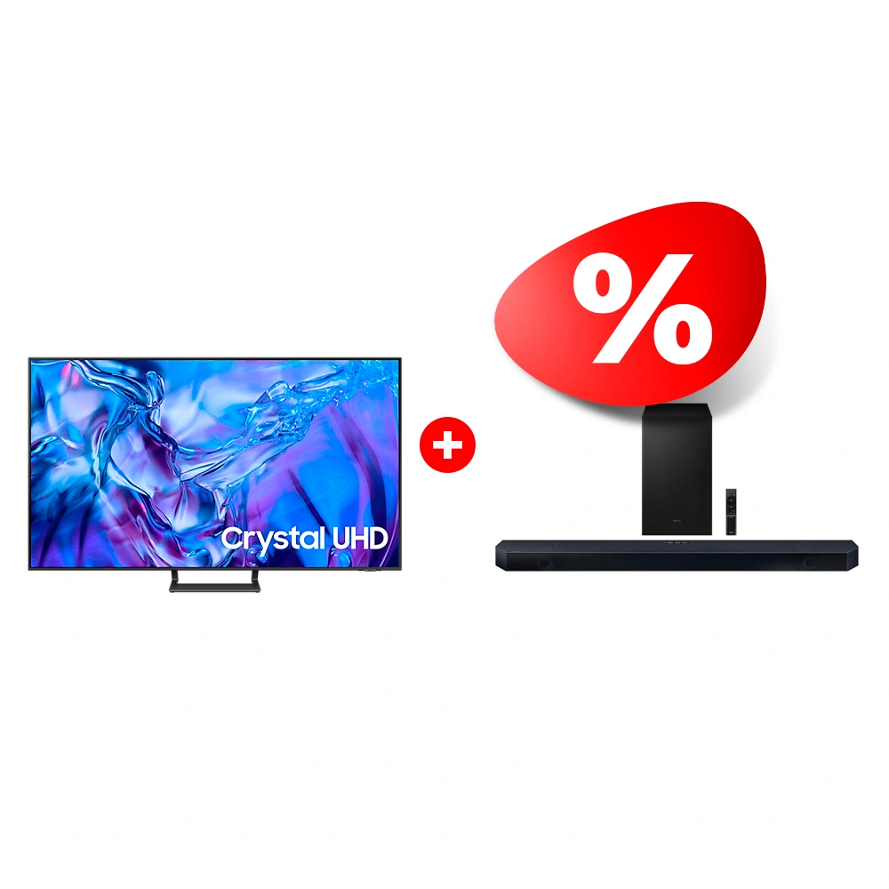 Жиынтық Samsung саундбары HW-Q700C/RU + LED телевизор Samsung UE55DU8500UXCE 