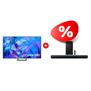 Жиынтық Samsung саундбары HW-Q700C/RU + LED телевизор Samsung UE55DU8500UXCE 