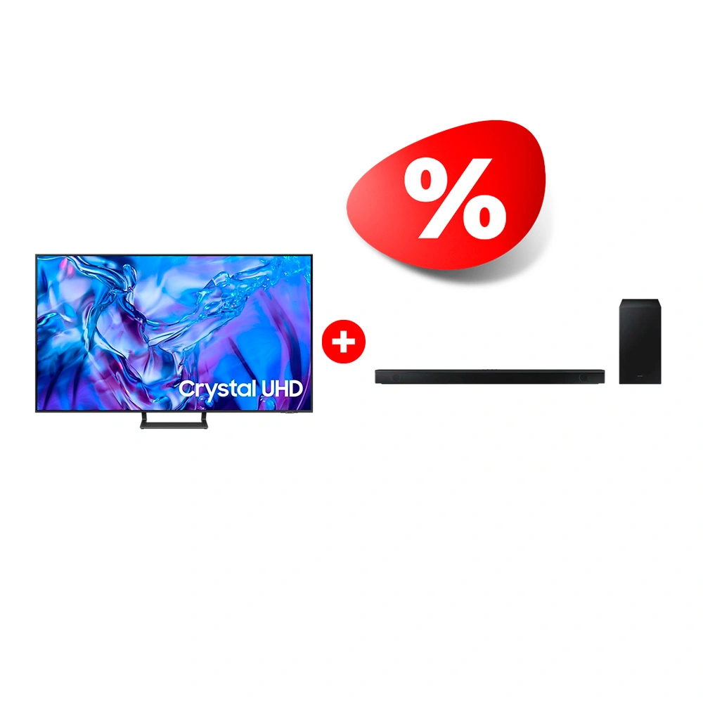 Жиынтық Samsung саундбары HW-B650/RU + LED телевизор Samsung UE55DU8500UXCE 
