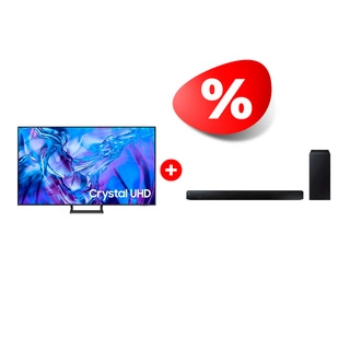 Комплект Саундбар Samsung HW-B550/RU + LED телевизор Samsung UE55DU8500UXCE 