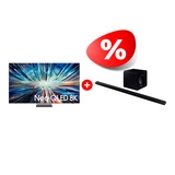 Комплект Саундбар Samsung HW-S800B/RU + Neo QLED телевизор Samsung  8K QE85QN900DUXCE 