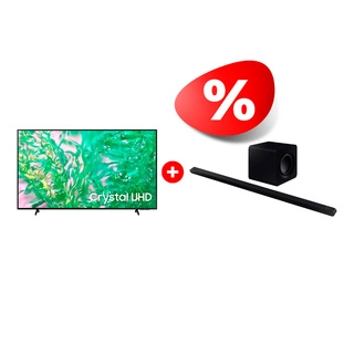 Комплект Саундбар Samsung HW-S800B/RU + LED телевизор Samsung UE85DU8000UXCE 