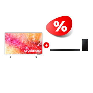 Комплект Саундбар Samsung HW-Q70T/RU + LED телевизор Samsung UE50DU7100UXCE 
