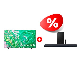 Комплект Саундбар Samsung HW-Q700C/RU + LED телевизор Samsung UE65DU8000UXCE 