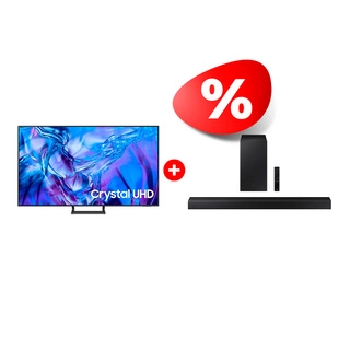 Комплект Саундбар Samsung HW-A450/RU + LED телевизор Samsung UE75DU8500UXCE 