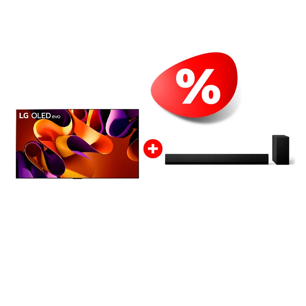 Жиынтық Саундбар LG SG10TY + OLED телевизор LG OLED83G4RLA 