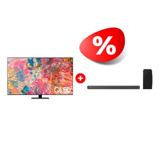 Комплект Саундбар Samsung HW-Q800B/RU + QLED Телевизор Samsung QE55Q80BAUXCE 