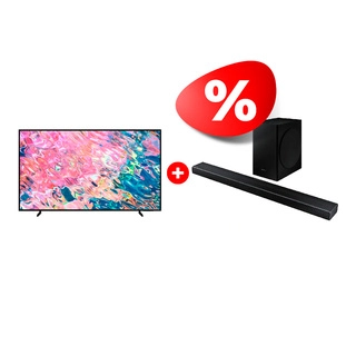 Комплект Cаундбар Samsung HW-Q60T/RU + QLED телевизор Samsung QE85Q60BAUXCE 