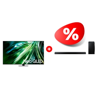 Жиынтық Samsung саундбары HW-Q70T/RU + Neo QLED телевизор Samsung QE75QN90DAUXCE 