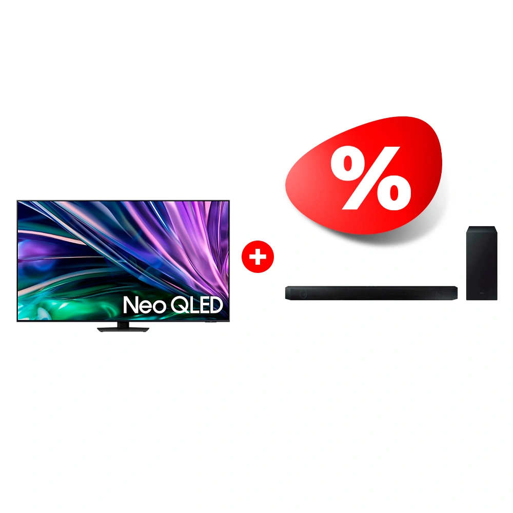 Жиынтық Samsung саундбары HW-B550/RU + Neo QLED телевизор Samsung QE55QN85DBUXCE 
