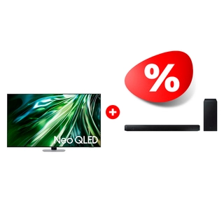 Жиынтық Samsung саундбары HW-B550/RU + Neo QLED телевизор Samsung QE55QN90DAUXCE 