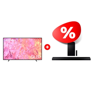 Комплект Саундбар Samsung HW-Q700A/RU + QLED телевизор Samsung QE50Q60CAUXCE 