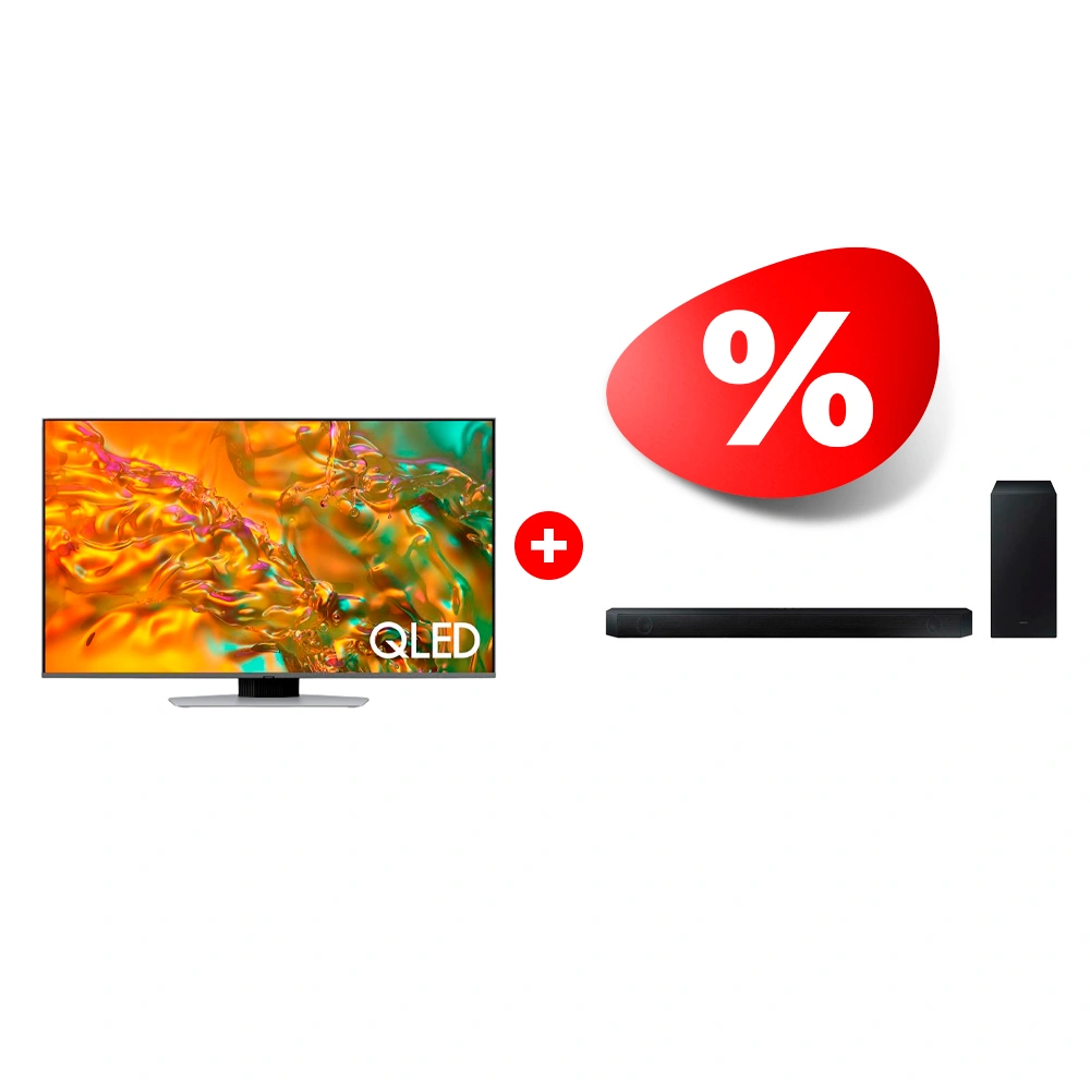 Жиынтық Samsung саундбары HW-B550/RU + QLED телевизор Samsung QE55Q80DAUXCE 