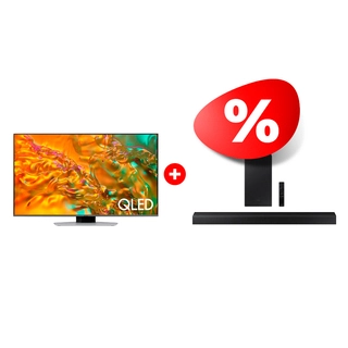 Жиынтық Samsung саундбары HW-A450/RU + QLED телевизор Samsung QE55Q80DAUXCE 