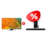 Комплект Саундбар Samsung HW-Q700A/RU + QLED телевизор Samsung QE55Q80DAUXCE 