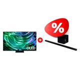 Жиынтық Samsung саундбары HW-S800B/RU + OLED телевизор Samsung QE77S90DAEXCE 