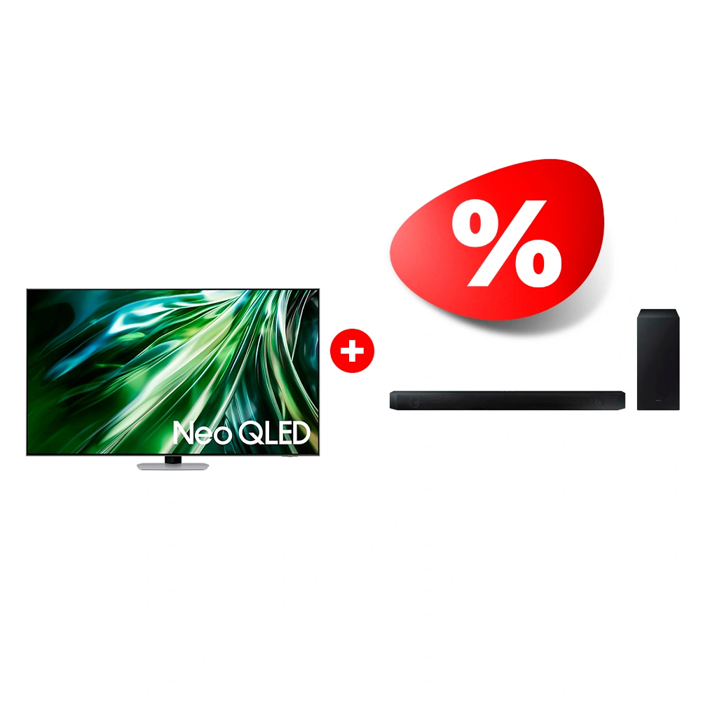 Жиынтық Samsung саундбары HW-B550/RU + Neo QLED телевизор Samsung QE65QN90DAUXCE 