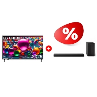 Комплект Саундбар LG S60T + LED телевизор LG 50UA75009LA 