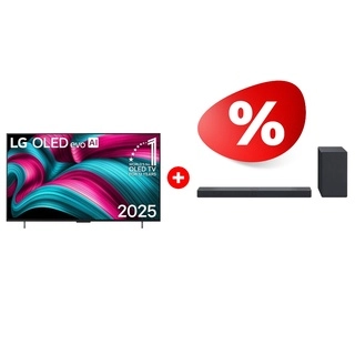 Комплект Саундбар LG SC9S + OLED телевизор LG OLED42C5RLA 