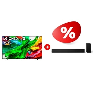 Комплект Саундбар LG SG10TY + QNED телевизор LG 100QNED86A6 