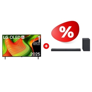 Комплект Саундбар LG SC9S + OLED телевизор LG OLED77B5RLA 